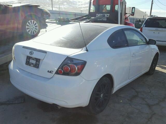 JTKDE167280232889 - 2008 TOYOTA SCION TC WHITE photo 4