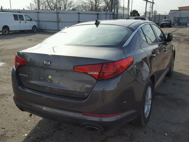 5XXGM4A73DG204009 - 2013 KIA OPTIMA LX BROWN photo 4