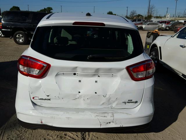 1FADP5AU1HL116111 - 2017 FORD C-MAX SE WHITE photo 9