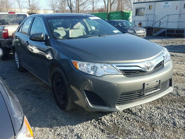 4T4BF1FK4CR253844 - 2012 TOYOTA CAMRY BASE GRAY photo 1