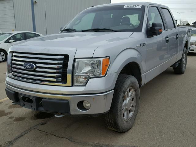 1FTFW1EV4AFA47193 - 2010 FORD F150 SUPER SILVER photo 2