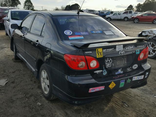 1NXBR32EX5Z400006 - 2005 TOYOTA COROLLA CE BLACK photo 3