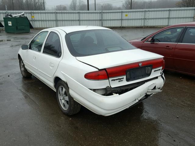 3MELM66L5WM604217 - 1998 MERCURY MYSTIQUE L WHITE photo 3