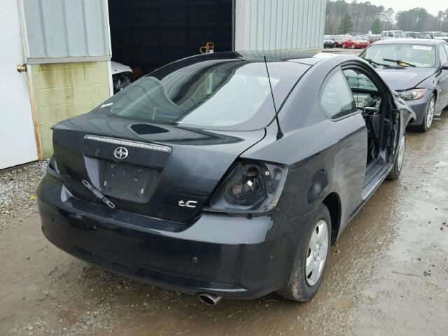 JTKDE177670159779 - 2007 TOYOTA SCION TC BLACK photo 4