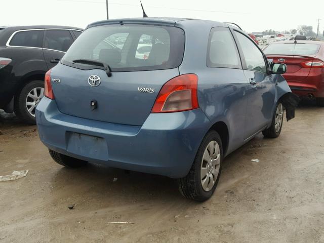 JTDJT923575098642 - 2007 TOYOTA YARIS BLUE photo 4