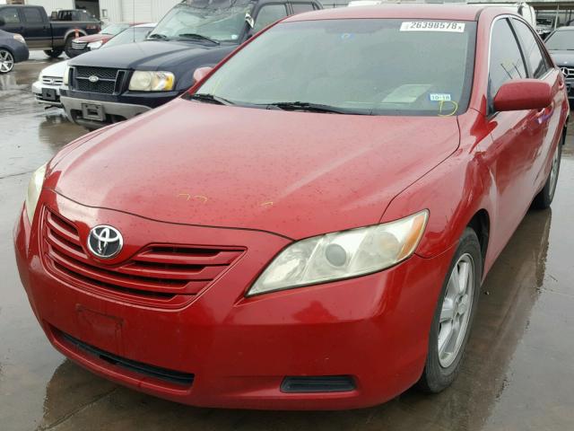 4T1BE46KX7U041776 - 2007 TOYOTA CAMRY NEW RED photo 2