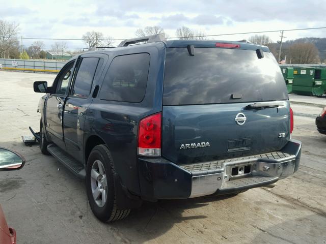 5N1AA08A96N742841 - 2006 NISSAN ARMADA SE GREEN photo 3