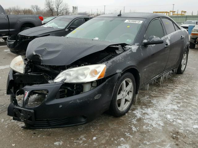 1G2ZG57N684236193 - 2008 PONTIAC G6 BASE BLACK photo 2