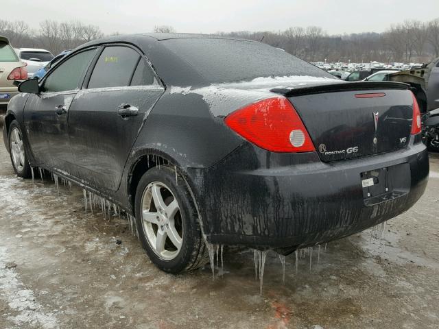 1G2ZG57N684236193 - 2008 PONTIAC G6 BASE BLACK photo 3