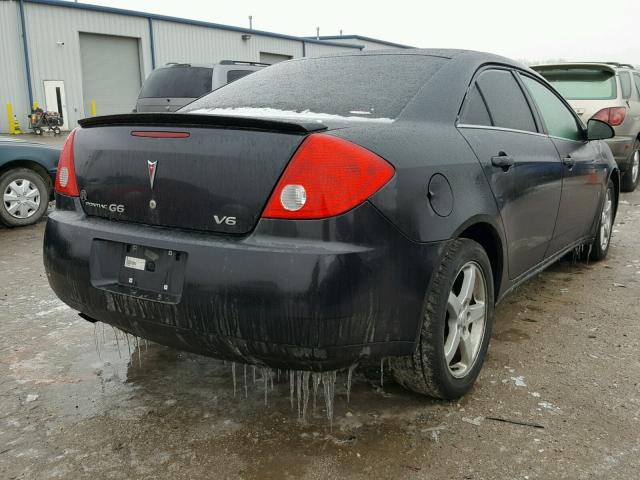 1G2ZG57N684236193 - 2008 PONTIAC G6 BASE BLACK photo 4