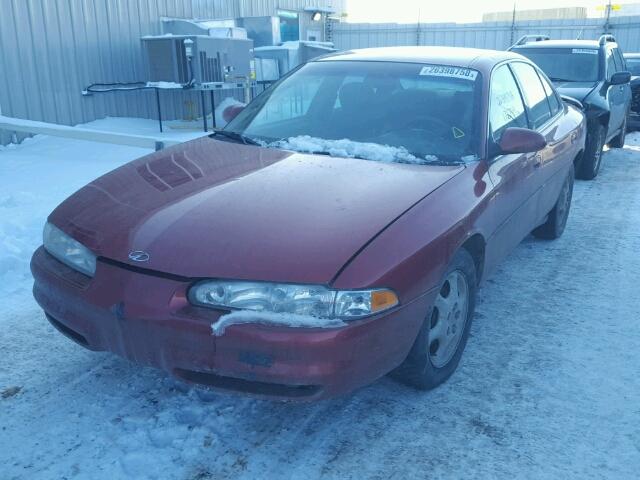 1G3WS52K4WF312151 - 1998 OLDSMOBILE INTRIGUE G RED photo 2