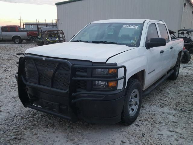 3GCUKPEC5EG258444 - 2014 CHEVROLET SILVERADO WHITE photo 2