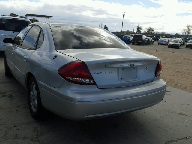 1FAFP53U17A107666 - 2007 FORD TAURUS SE SILVER photo 3