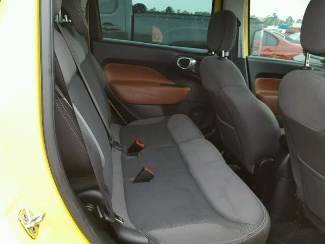 ZFBCFADH3EZ020850 - 2014 FIAT 500L TREKK YELLOW photo 6