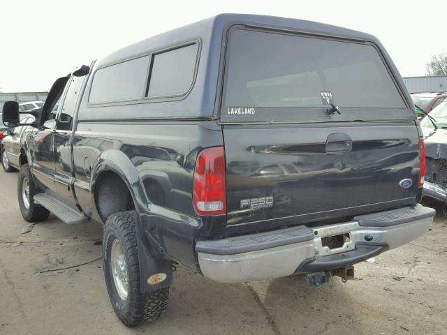 1FTNX21L11EB05737 - 2001 FORD F250 SUPER BLACK photo 3