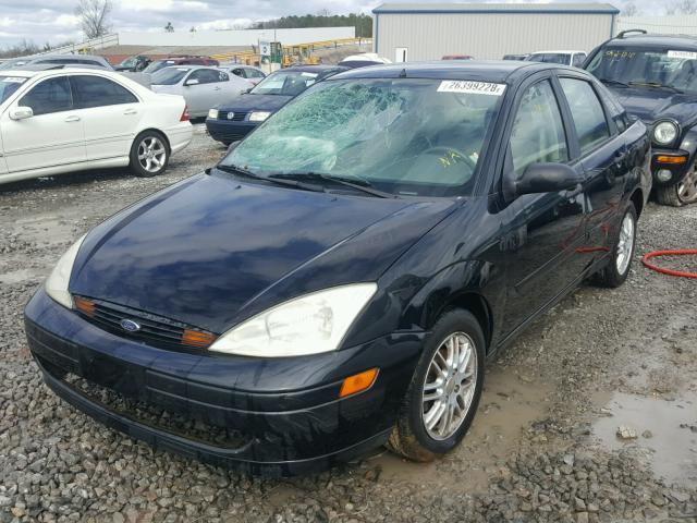 1FAFP3839YW220323 - 2000 FORD FOCUS ZTS BLACK photo 2