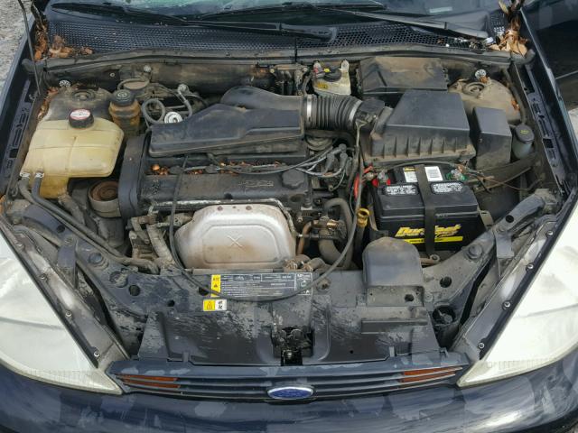 1FAFP3839YW220323 - 2000 FORD FOCUS ZTS BLACK photo 7