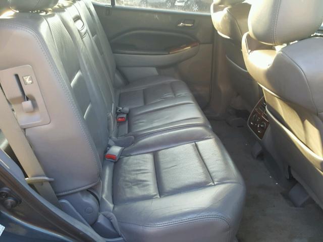 2HNYD18236H528553 - 2006 ACURA MDX GRAY photo 6