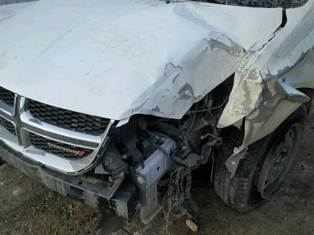 2C4RDGBGXFR634901 - 2015 DODGE GRAND CARA WHITE photo 9