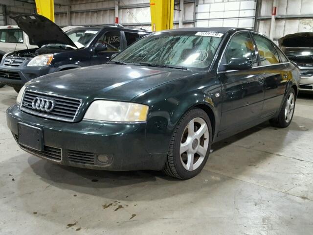 WAULD64B43N107394 - 2003 AUDI A6 2.7T QU GREEN photo 2