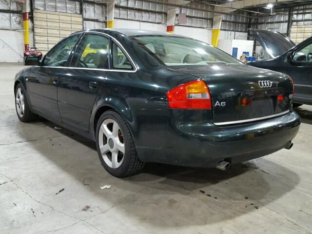 WAULD64B43N107394 - 2003 AUDI A6 2.7T QU GREEN photo 3