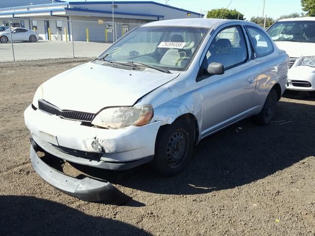 JTDAT1231Y0072667 - 2000 TOYOTA ECHO SILVER photo 2