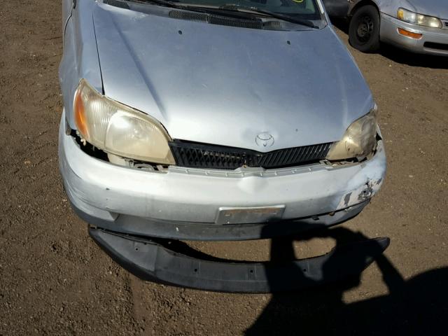 JTDAT1231Y0072667 - 2000 TOYOTA ECHO SILVER photo 9