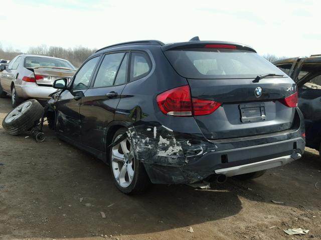 WBAVM5C5XDVV89028 - 2013 BMW X1 XDRIVE3 BLACK photo 3