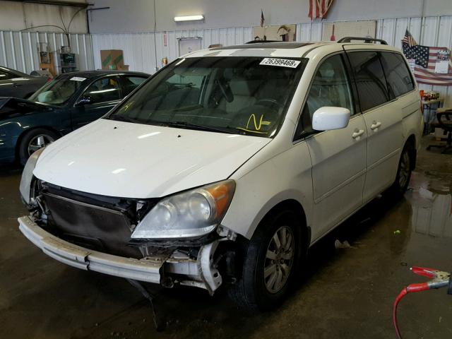 5FNRL3H74AB047598 - 2010 HONDA ODYSSEY EX WHITE photo 2