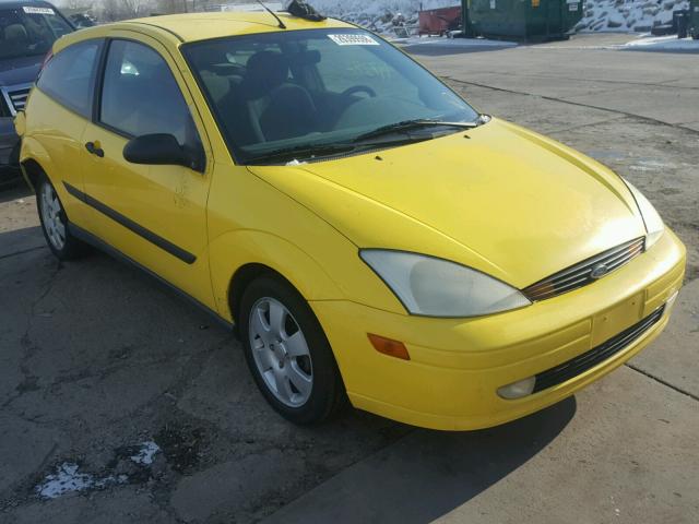3FAFP31321R232705 - 2001 FORD FOCUS ZX3 YELLOW photo 1