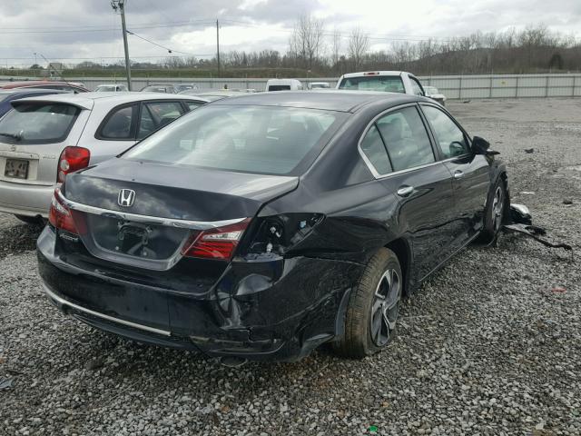 1HGCR2F30GA184314 - 2016 HONDA ACCORD LX BLACK photo 4