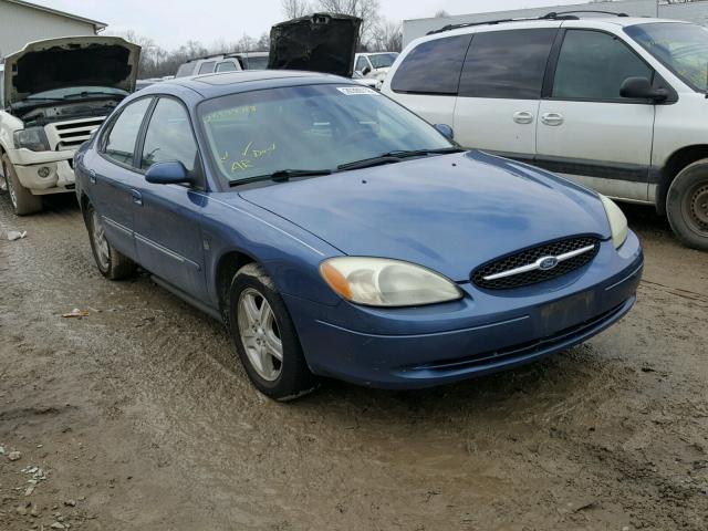 1FAFP56S52G254170 - 2002 FORD TAURUS SEL BLUE photo 1