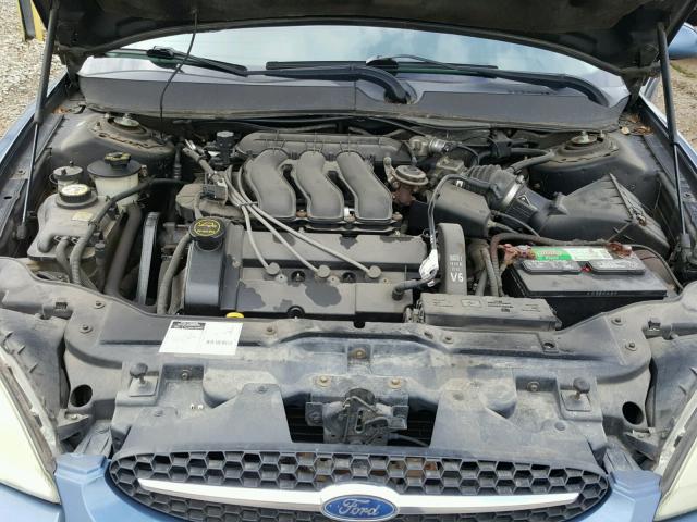 1FAFP56S52G254170 - 2002 FORD TAURUS SEL BLUE photo 7