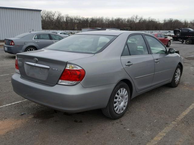 4T1BE32K75U509721 - 2005 TOYOTA CAMRY LE SILVER photo 4