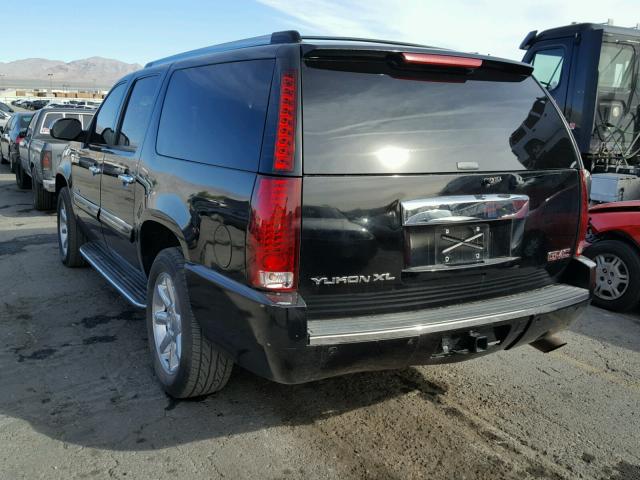 1GKFK66867J193543 - 2007 GMC YUKON XL D BLACK photo 3