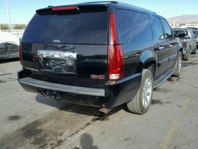 1GKFK66867J193543 - 2007 GMC YUKON XL D BLACK photo 4