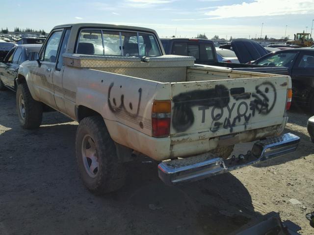 JT4RN67P2G5032475 - 1986 TOYOTA PICKUP XTR TAN photo 3