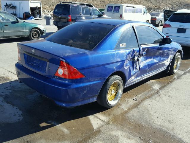 1HGEM21995L050714 - 2005 HONDA CIVIC EX BLUE photo 4