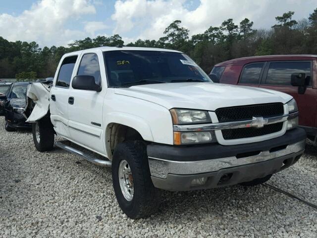 1GCGK13U73F202140 - 2003 CHEVROLET SILVERADO WHITE photo 1