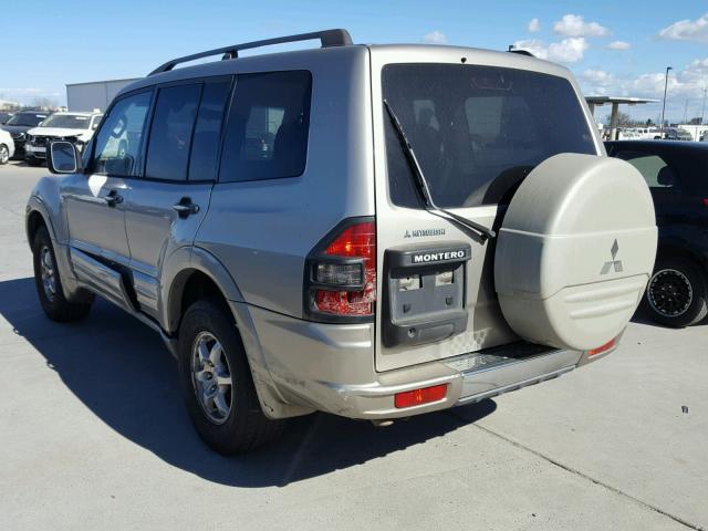 JA4MW31R92J070165 - 2002 MITSUBISHI MONTERO XL GOLD photo 3