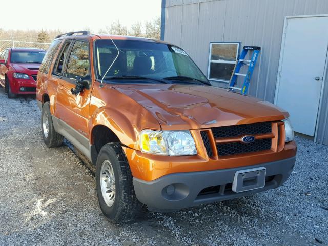 1FMYU60E21UA72555 - 2001 FORD EXPLORER S ORANGE photo 1