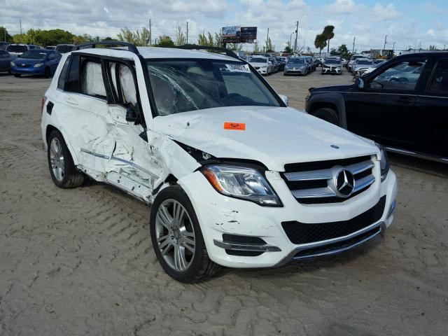 WDCGG5HB6FG338493 - 2015 MERCEDES-BENZ GLK 350 WHITE photo 1