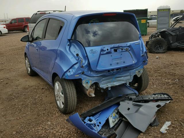 KL8CB6S98EC485346 - 2014 CHEVROLET SPARK LS 蓝色 照片 3