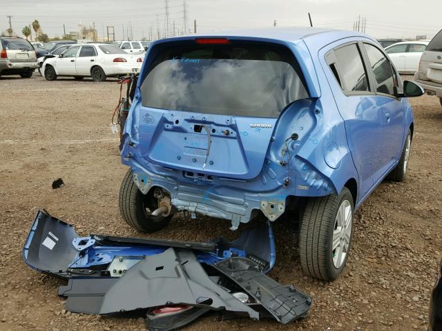 KL8CB6S98EC485346 - 2014 CHEVROLET SPARK LS 蓝色 照片 4