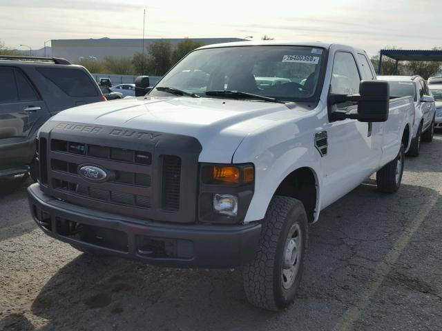 1FTSX21599EB02035 - 2009 FORD F250 SUPER WHITE photo 2