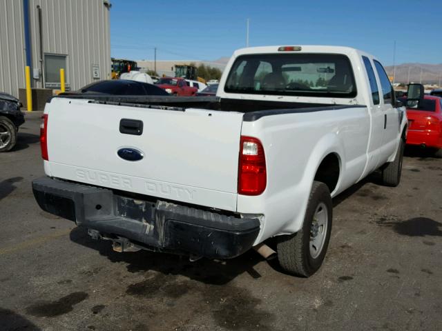 1FTSX21599EB02035 - 2009 FORD F250 SUPER WHITE photo 4