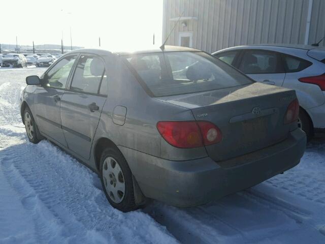 2T1BR32E43C748348 - 2003 TOYOTA COROLLA CE GRAY photo 3