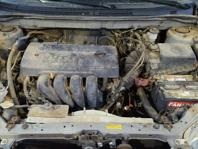 2T1BR32E43C748348 - 2003 TOYOTA COROLLA CE GRAY photo 7