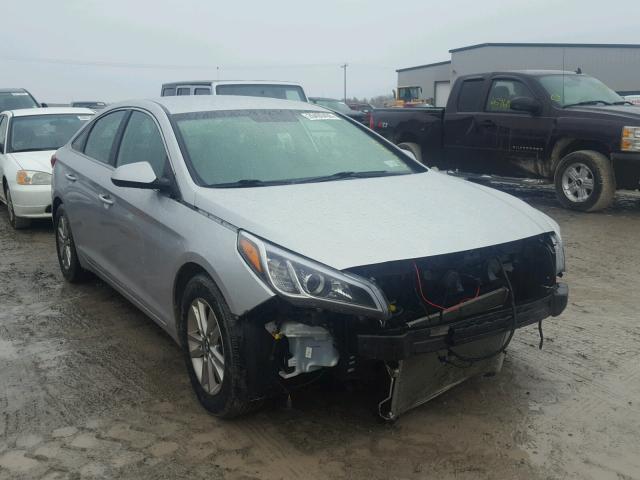 5NPE24AF9FH210134 - 2015 HYUNDAI SONATA SE SILVER photo 1