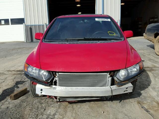 2HGFG11847H512948 - 2007 HONDA CIVIC EX RED photo 9